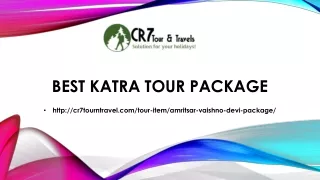 best katra tour package