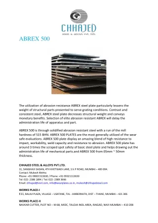 abrex 500