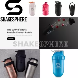 Steel Shaker Bottle By ShakeSphere