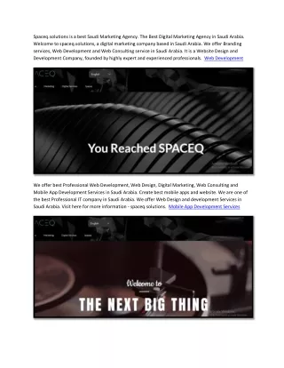 spaceq solutions is a best saudi marketing agency