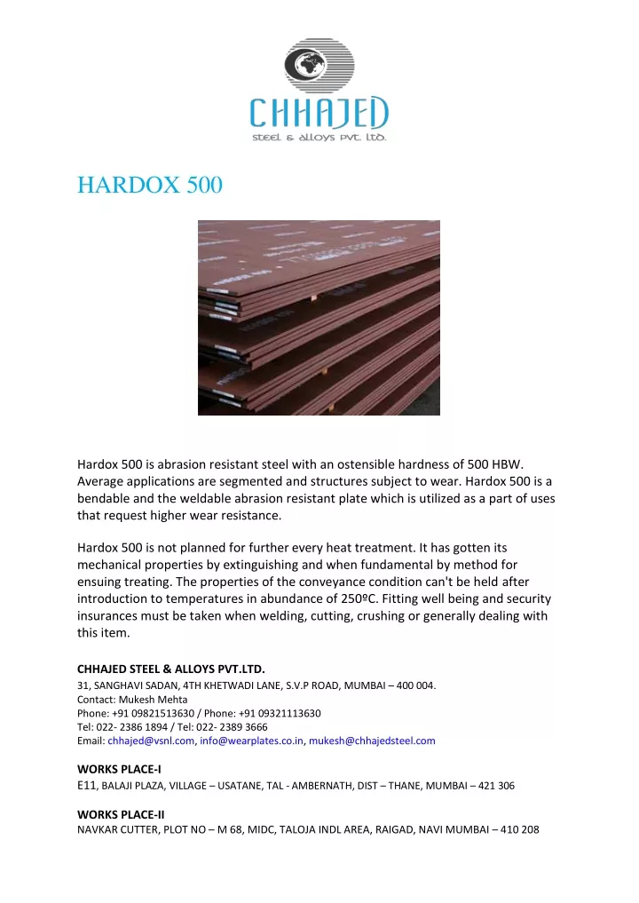 hardox 500