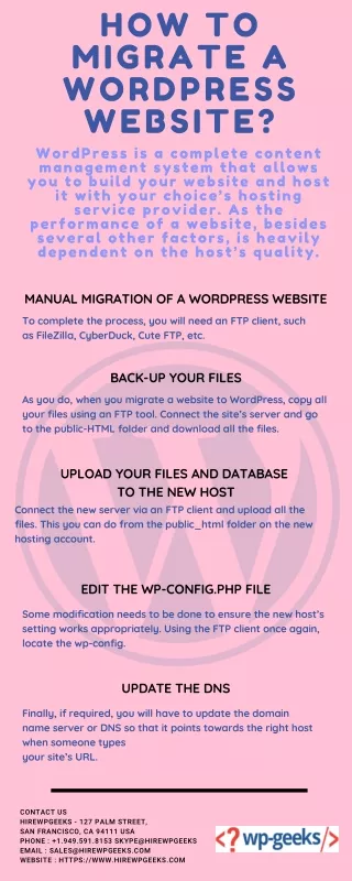 how to migrate a wordpress website