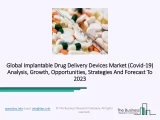 global implantable drug delivery devices market