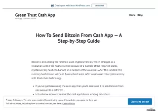 How To Send Bitcoin From Cash App | Explore Green Trust Cash App