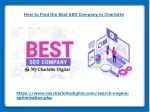 How to Find the Best SEO Company in Charlotte