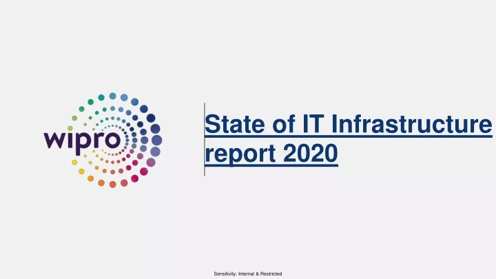 state of it infrastructure report 2020