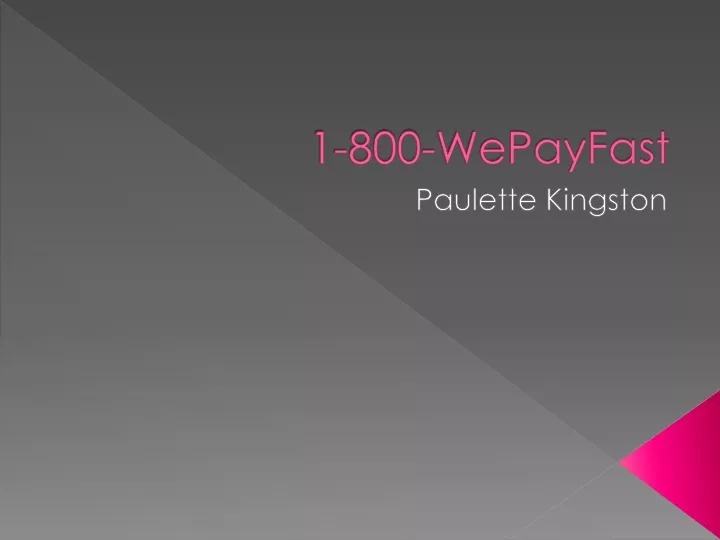 1 800 wepayfast