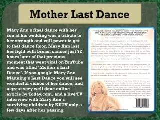 Mother Last Dance