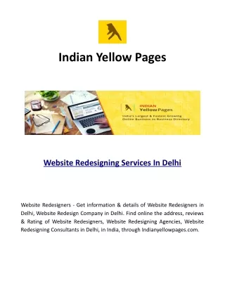 Website Redesigning In Delhi