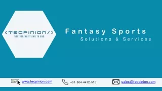 fantasy sports software platform development services