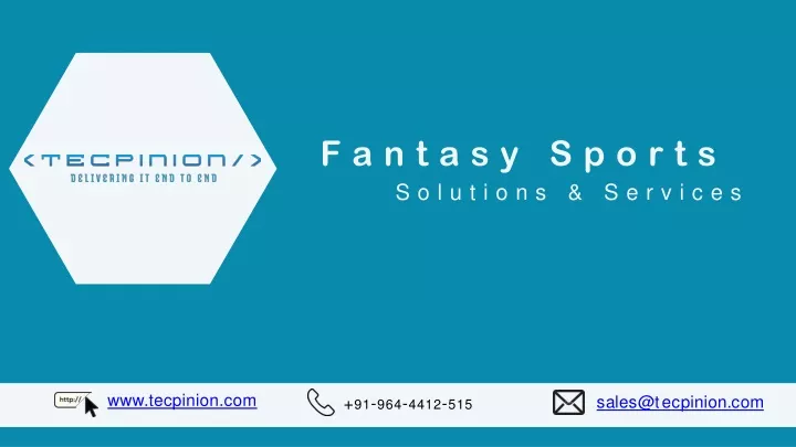 fantasy sports solutions services