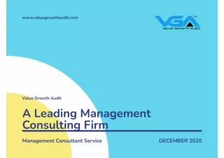 A Leading Management Consulting Firm