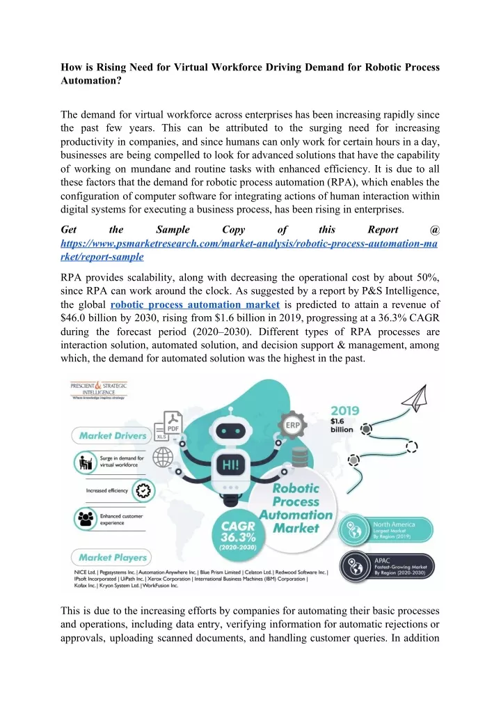 how is rising need for virtual workforce driving