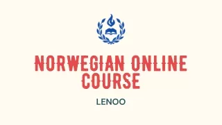 norwegian online course