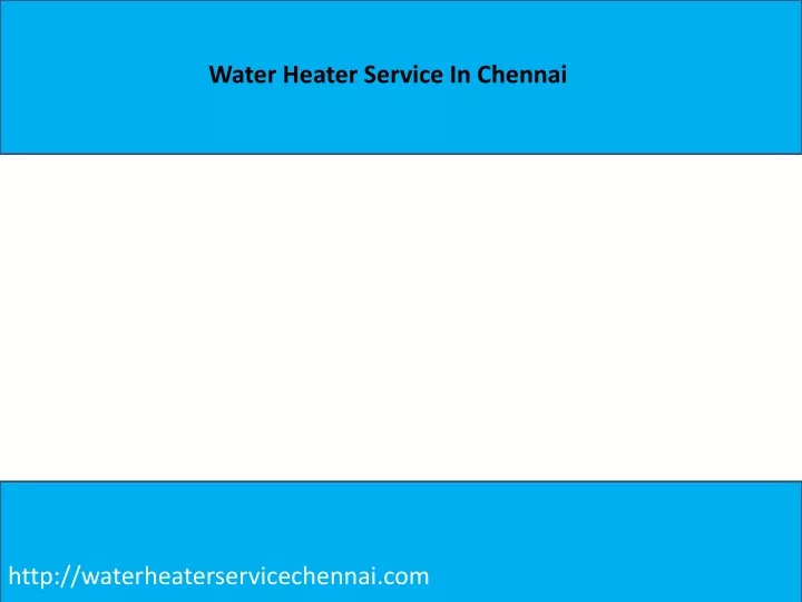 water heater service in chennai