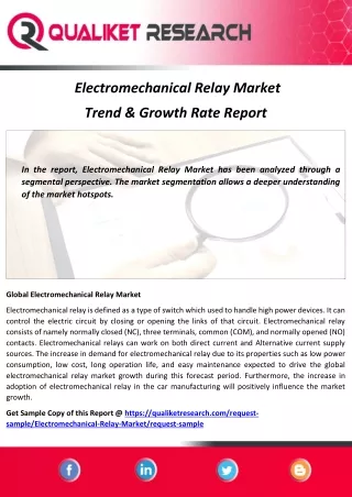 electromechanical relay market
