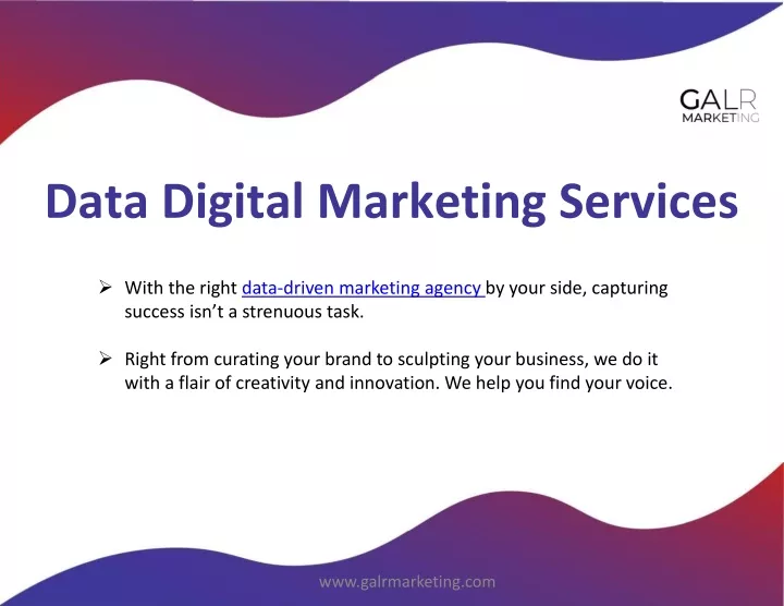 data digital marketing services