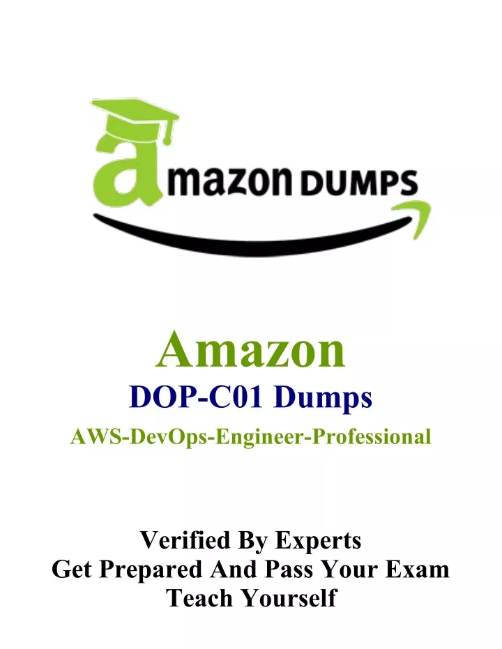 amazon dop c01 dumps aws devops engineer