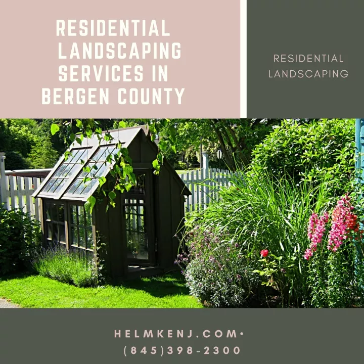 residential landscaping services in bergen county