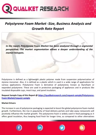 polystyrene foam market size business analysis