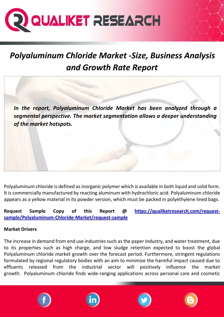 polyaluminum chloride market size business