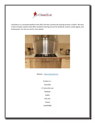 clean2let ie is a renowned platform that offers
