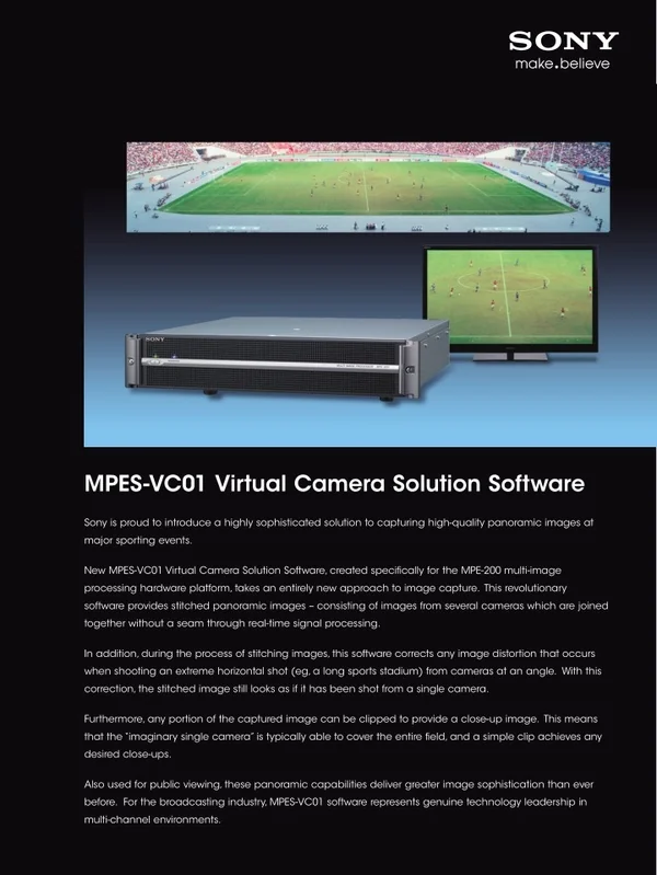 mpes vc01 virtual camera solution software