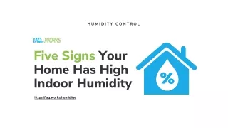 Five signs your home has high indoor humidity