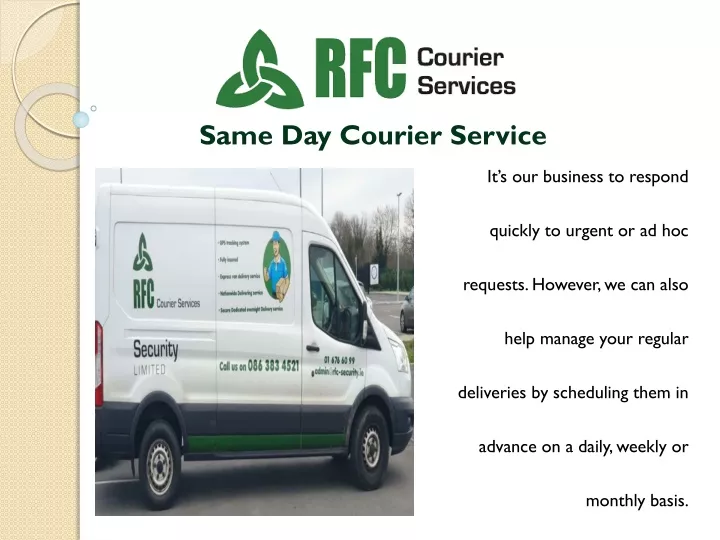 same day courier service