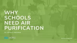 Why schools need air purification to safely reopen