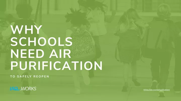 why schools need air purification