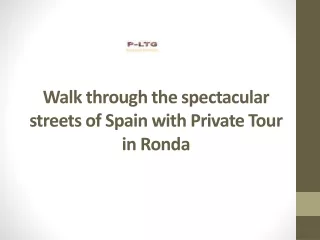 Private Tour in Ronda