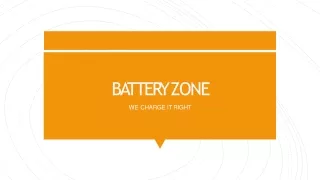 battery zone we charge it right