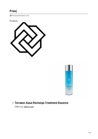 Terrazen Aqua Recharge, Control Age Line