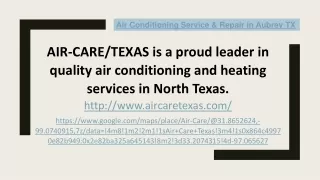 Air Conditioning Service & Repair in Sanger TX