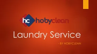 Laundry Service – Hobyclean