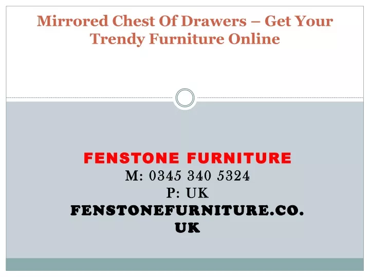mirrored chest of drawers get your trendy furniture online