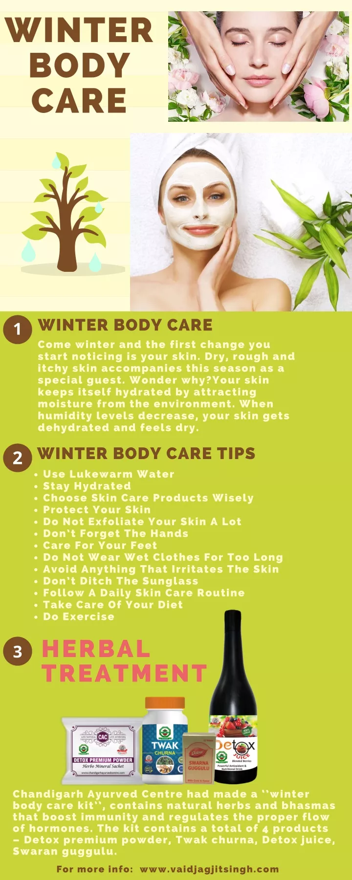 winter body care