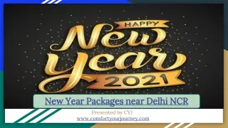 New Year 2021 Packages | New Year Packages near Delhi