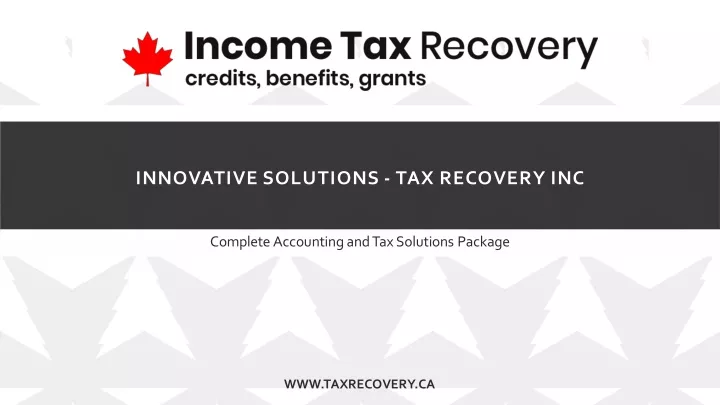 innovative solutions tax recovery inc
