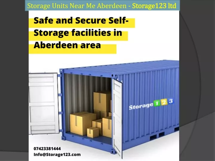 storage units near me aberdeen storage123 ltd