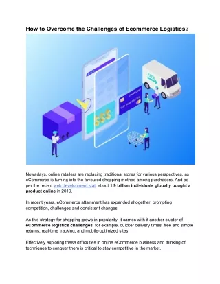 how to overcome the challenges of ecommerce