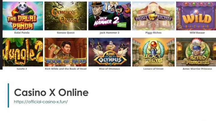 casino x online