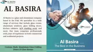 Aluminium Glass Folding Doors and Glass Rooms - Al Basira