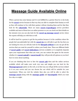 massage guide available online