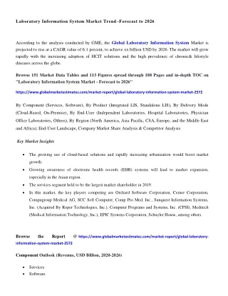 laboratory information system market trend