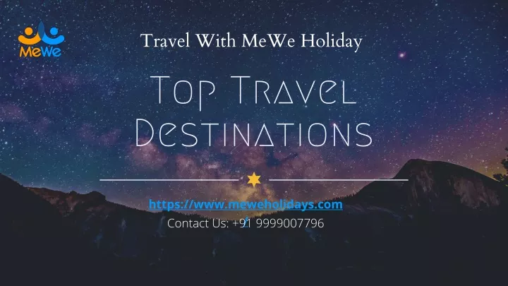 top travel destinations