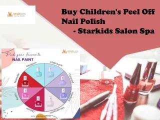 Buy Children's Peel Off Nail Polish