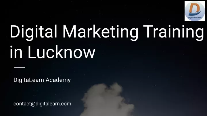 digital marketing training in lucknow