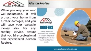 Alliston Roofing